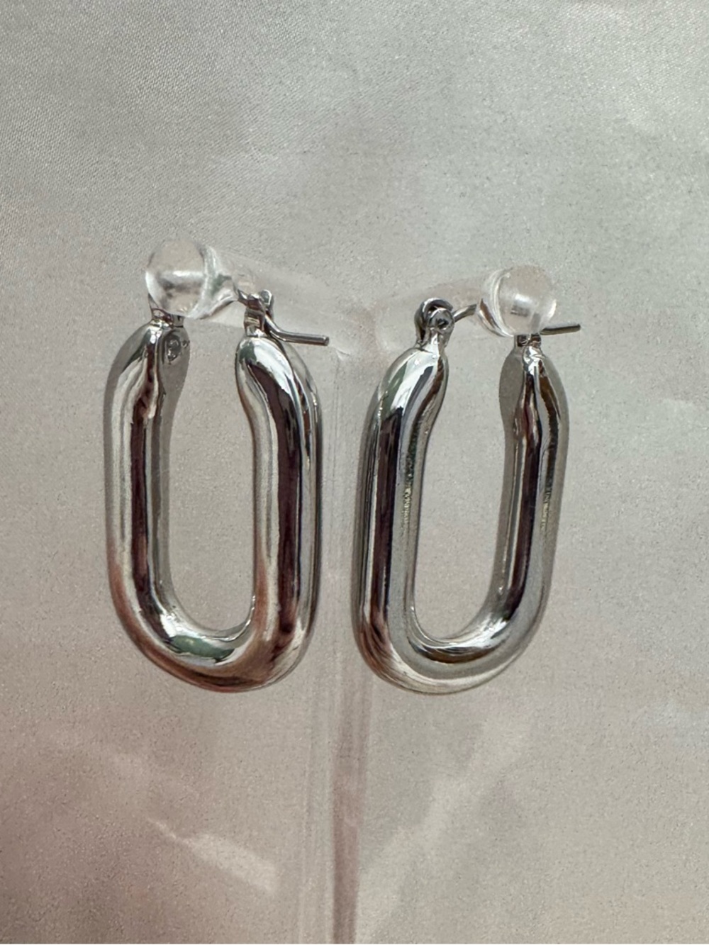 Silver Hoop Earrings